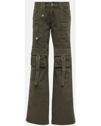 Blumarine - Low-Rise Denim Cargo Pants - Lyst