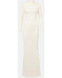 AYA MUSE - Viva Knitted Silk And Cashmere Maxi Dress - Lyst