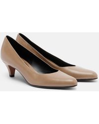 The Row - Ornella Leather Pumps - Lyst