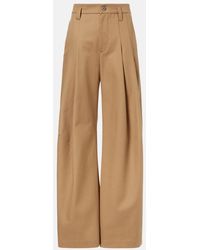 Brunello Cucinelli - Monili Cotton Wide-Leg Pants - Lyst