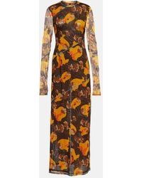 Sir. The Label - Jacques Floral Mesh Midi Dress - Lyst