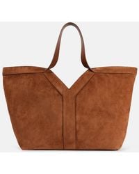 Saint Laurent - Y Suede Tote Bag - Lyst