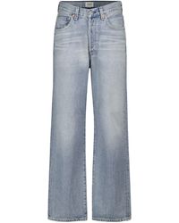 Citizens of Humanity Elle High-rise Wide-leg Jeans - Blue