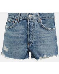 Agolde - Shorts di jeans Parker - Lyst