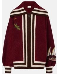 ALÉMAIS - X Mokshini Mohair And Wool-Blend Cardigan - Lyst