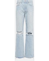 RE/DONE - '90S High-Rise Straight Jeans - Lyst