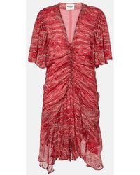 Isabel Marant - Vivienne Chiffon Minidress - Lyst