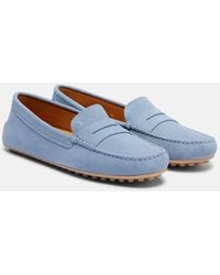 Tod's - Mocasines Gommino De Ante - Lyst