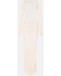 AYA MUSE - Sequined Maxi Dress - Lyst