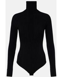 Perfect Moment - Turtleneck Wool-Blend Jersey Bodysuit - Lyst