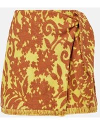 ALÉMAIS - Wickelrock Amarillo Aus Einem Baumwollgemisch - Lyst