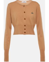 Vivienne Westwood - Bea Cropped Wool And Cashmere Cardigan - Lyst