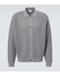 FRAME - Open-Knit Cardigan - Lyst