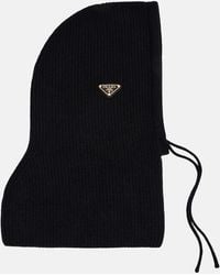 Prada - Cagoule En Laine Et Cachemire - Lyst
