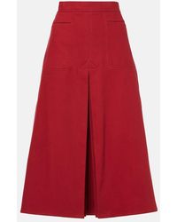 Max Mara - Midirock Renoir Aus Baumwolle - Lyst