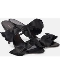 The Row - Vika Satin Sandals - Lyst