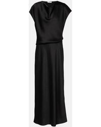 Vince - Maxikleid Aus Satin - Lyst