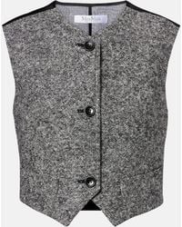 Max Mara - Beato Wool And Silk Vest - Lyst