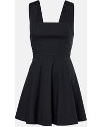 STAUD - Vestido Corto Mini Teresa De Algodon - Lyst