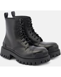 Balenciaga - Strike Schnürstiefel 20Mm - Lyst
