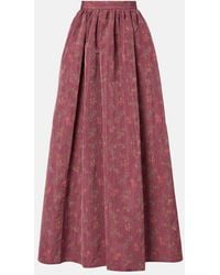 Markarian - Morgaine Floral Maxi Skirt - Lyst