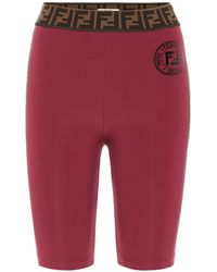 fendi monogram shorts