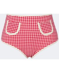Montce - Karierte Bikinihose Polly - Lyst