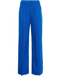 Victoria Womens Clothing Trousers Slacks and Chinos Full-length trousers Victoria Beckham Synthetic Pants in Sky Blue Blue 