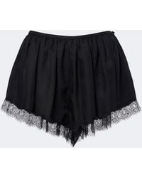 Ulla Johnson - Georgina Lace-Trimmed Silk Shorts - Lyst