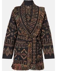Alanui - Cardigan Grunge Beat Aus Einem Wollgemisch - Lyst