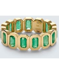 SHAY - Ring Aus 18Kt Gelbgold Mit Smaragden - Lyst