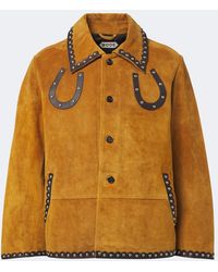 Bode - Veste Carson En Daim A Clous - Lyst