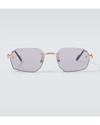 Cartier - Premiere De Cartier Rectangular Sunglasses - Lyst
