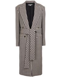 Orange Stella McCartney Wool Knitted Textured Coat in Bordeaux Womens Coats Stella McCartney Coats - Save 46% 