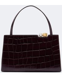 Jacquemus - Salon Croc-Effect Leather Shoulder Bag - Lyst
