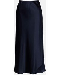 Dorothee Schumacher - Sense Of Shine Silk-Blend Satin Slip Skirt - Lyst