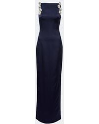 Rachel Gilbert - Oryx Embellished Crepe Gown - Lyst