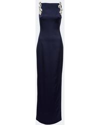 Rachel Gilbert - Oryx Embellished Crepe Gown - Lyst