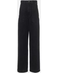 KHAITE - Hewitt High-Rise Straight Jeans - Lyst