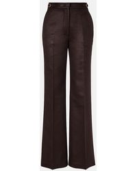 Gabriela Hearst - Vesta Silk Flared Pants - Lyst
