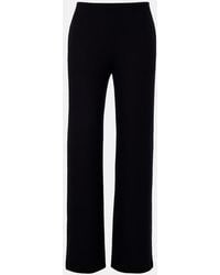 Leset - Lauren Jersey Wide-Leg Pants - Lyst