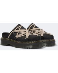 Rick Owens - X Dr. Martens Quad Leather Mules - Lyst