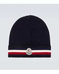 Moncler - Moncler Tricolor Wool Beanie - Lyst