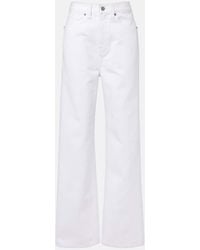 KHAITE - Jean Droit Bonnie A Taille Basse - Lyst