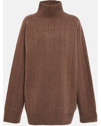 Totême - Ribbed-knit Wool-blend Turtleneck Sweater - Lyst