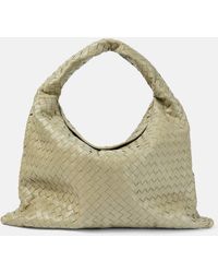 Bottega Veneta - Hop Intrecciato Large Leather Tote Bag - Lyst