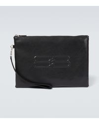 Balenciaga - Bb Icon Leather Pouch - Lyst