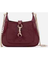 Gucci - Jackie Notte Mini Patent Leather Shoulder Bag - Lyst