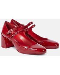 Christian Louboutin - Miss Jane 55 Patent Leather Mary Jane Pumps - Lyst