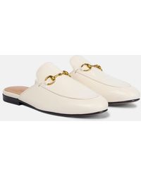 Gucci - Princetown Leather Backless Loafer - Lyst